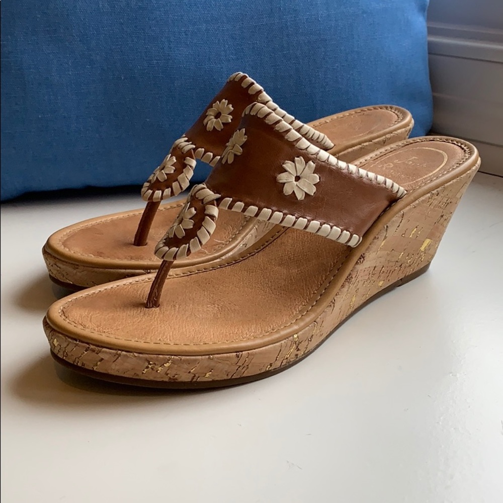 Jack Rogers wedged sandal